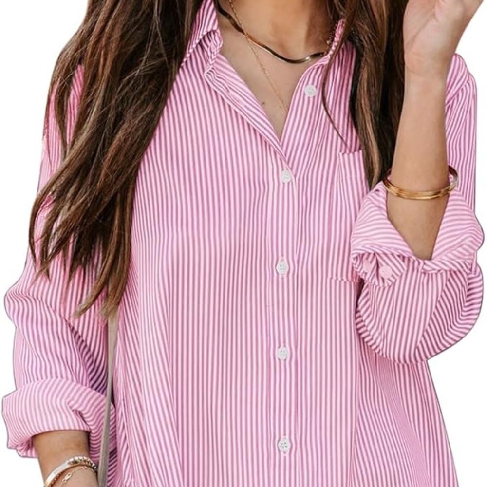 Striped long dress